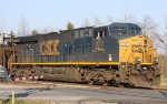 CSX 822 pushes on the rear of train U355